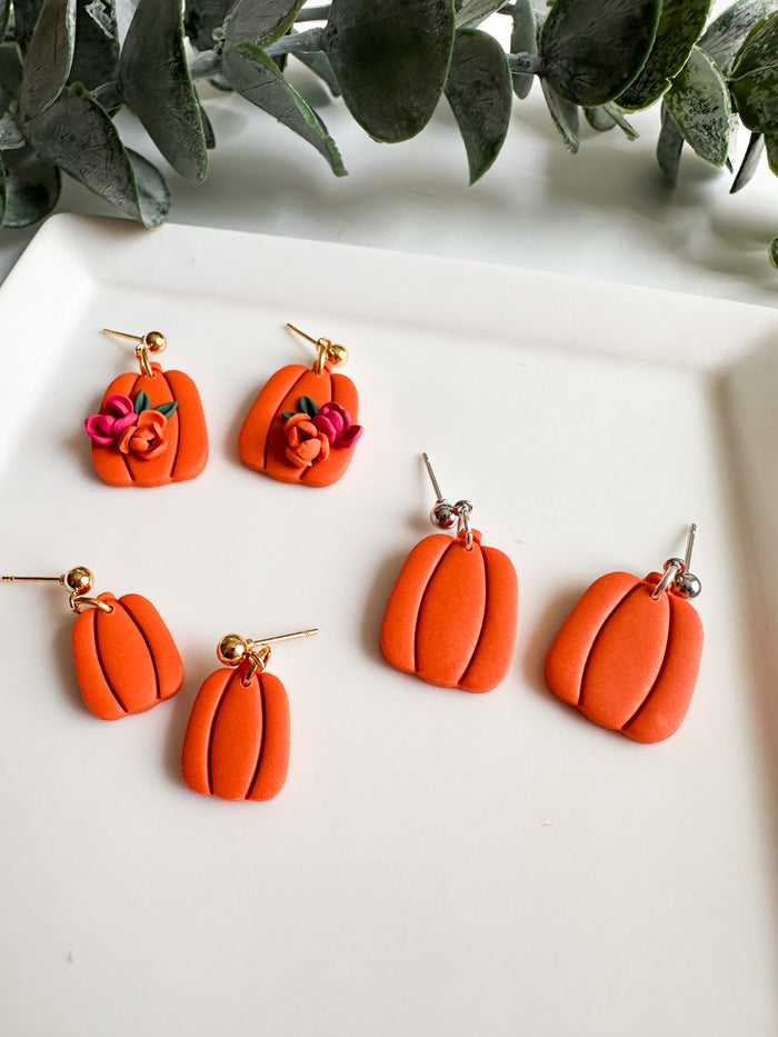Pumpkin Earrings