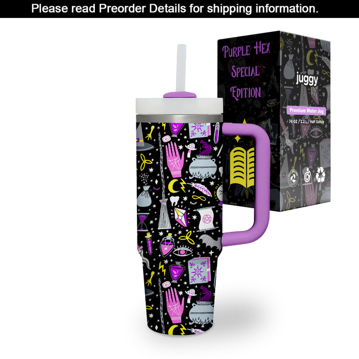 Purple Hex 40 oz Tumbler
