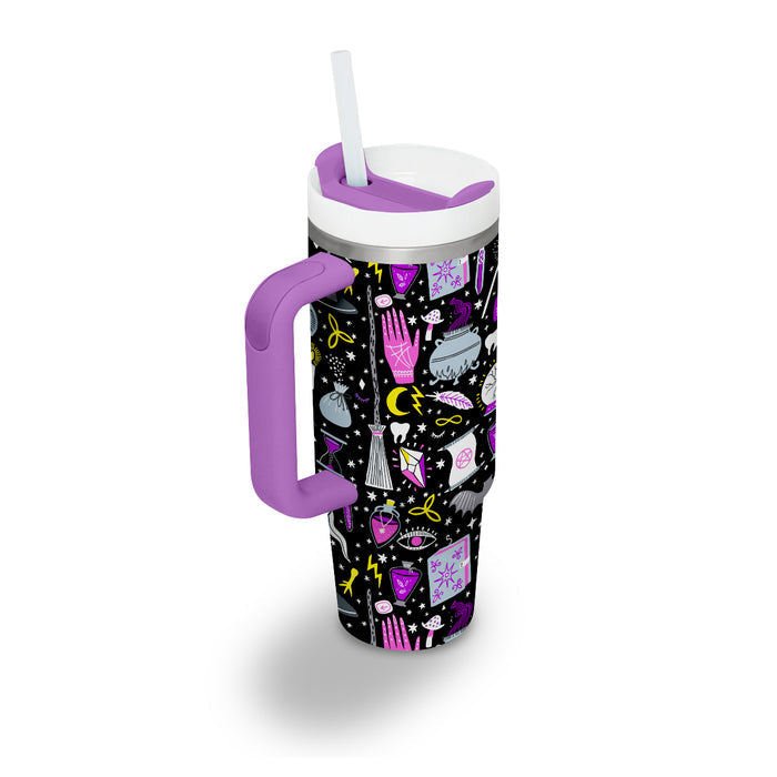 Purple Hex 40 oz Tumbler