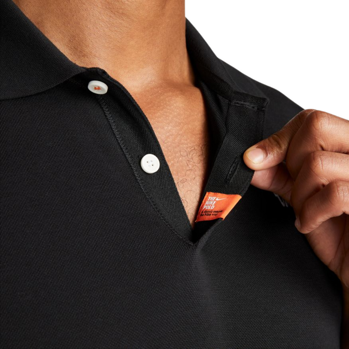 Nike Rafa Slim-Fit Mens Tennis Polo - Black/White