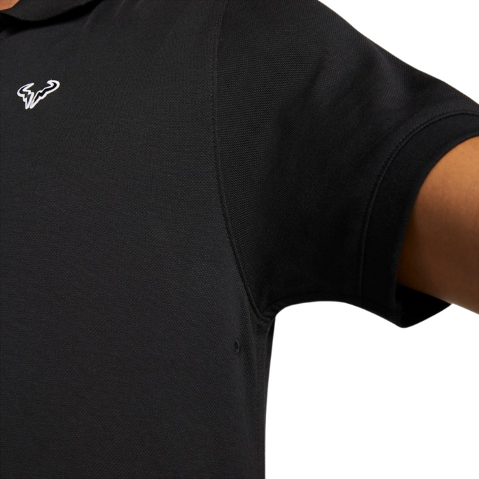 Nike Rafa Slim-Fit Mens Tennis Polo - Black/White