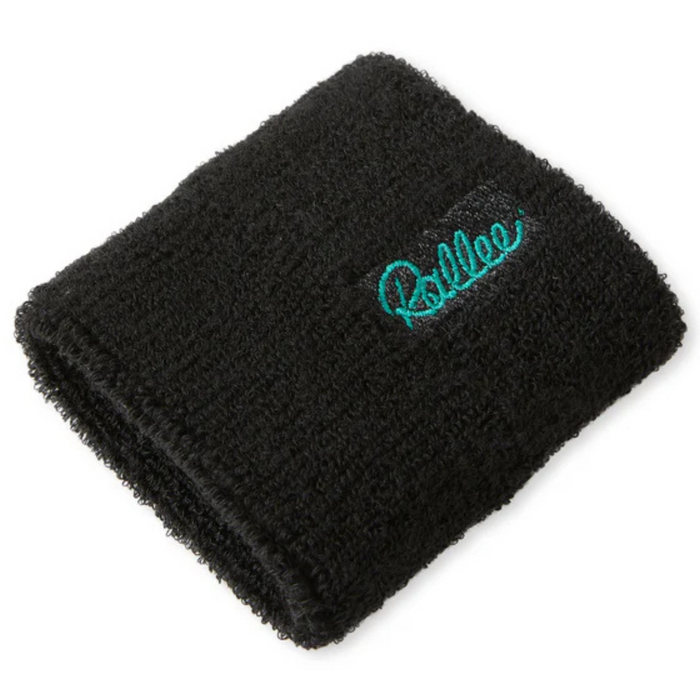 Rallee Classic One Size Tennis Wristband - Black/Rallee Green