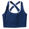 Rallee Cross Court Active Womens Tennis Crop -Twilight