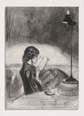 "Reading by Lamplight" Art Print_Sugar & Canvas_James McNeill Whistler