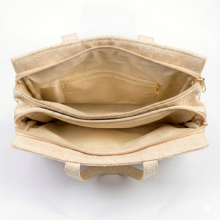 Samyak Premium Shankh Tote Bag – Ivory