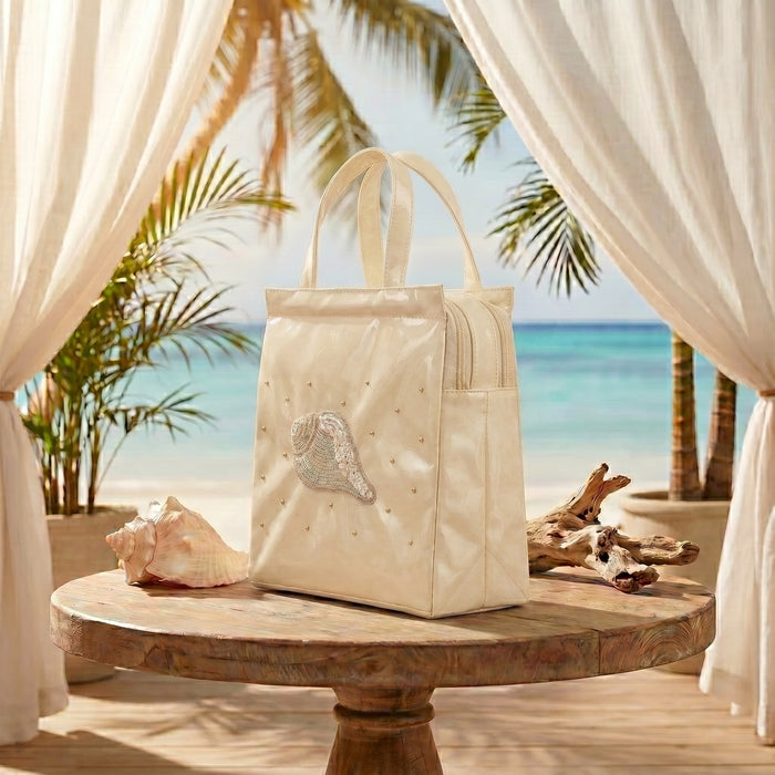 Samyak Premium Shankh Tote Bag – Ivory