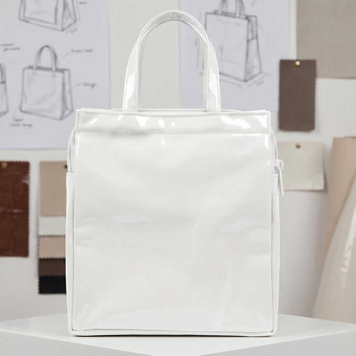 Samyak Premium Shankh Tote Bag – White