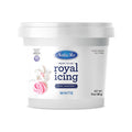 Satin Ice white ready to use royal icing 14 ounce pail for cake decorating