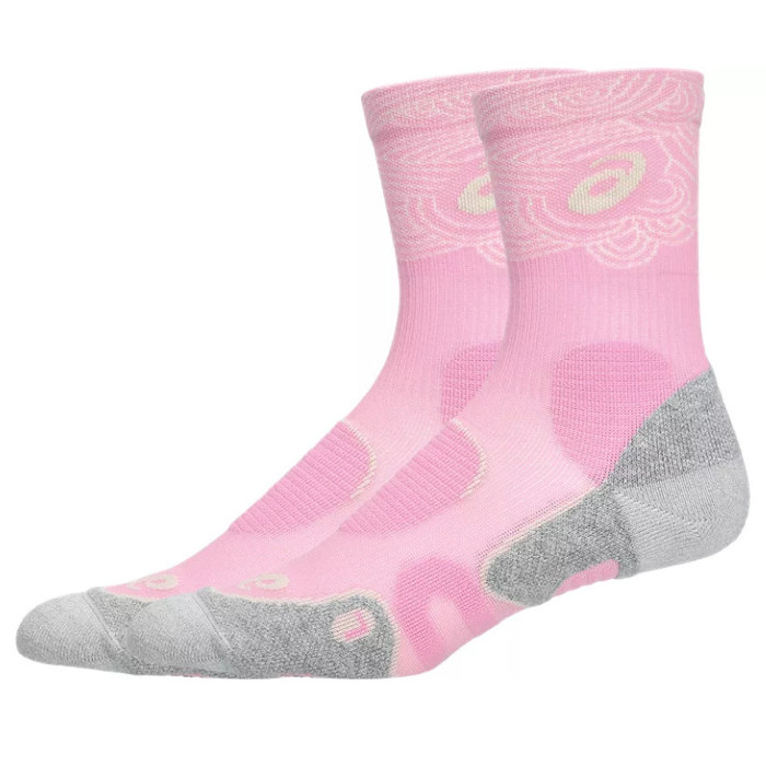 Asics SEASONAL COURT+ CREW Tennis Sock - Bubblegum