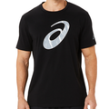 Asics Seasonal Logo Graphic Short Sleeve  Men Tennis Top - Performance Black