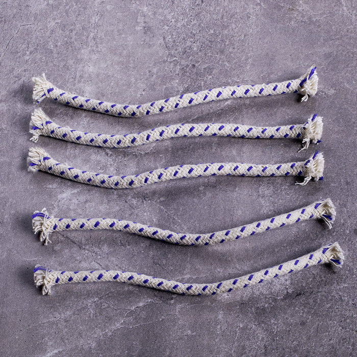 Set of 5 Replacement Wicks for Brass “Onion”-Style Oil Lamp