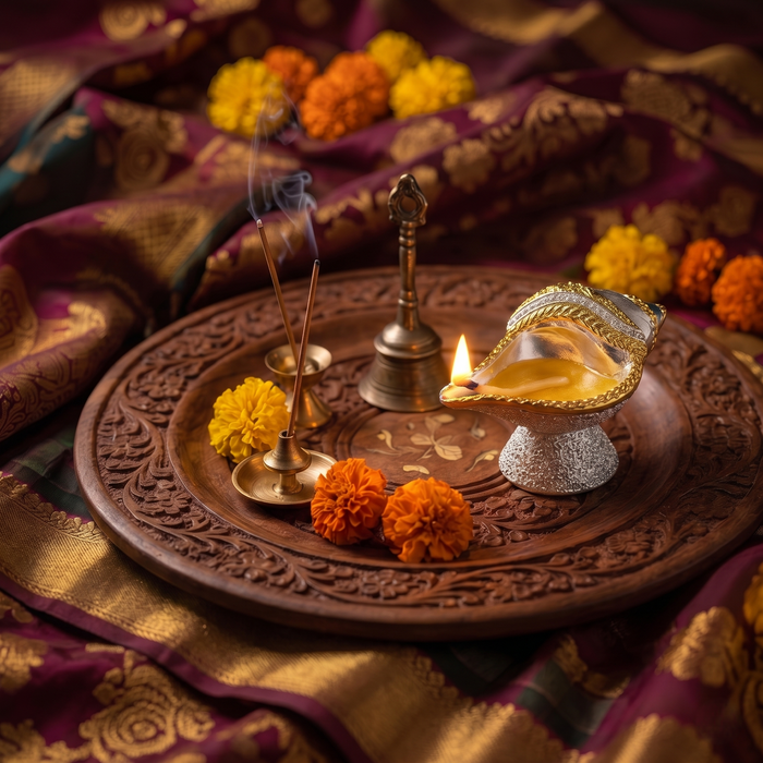 Girnar Tirth Shankh Vatki conch deepam - Girnar Darshan