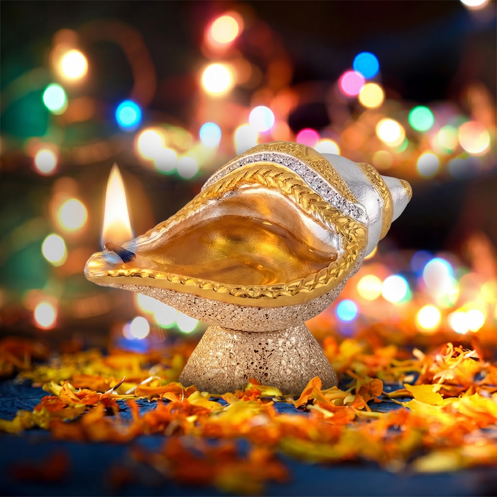 Girnar Tirth Shankh Vatki conch deepam - Girnar Darshan