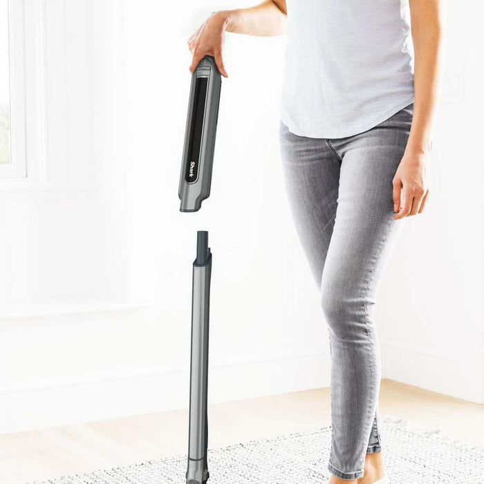 Shark WV361UK Cordless Vacuum Cleaner with Anti Hair Wrap Technology - Run Time 16 Mintues - Steel Grey