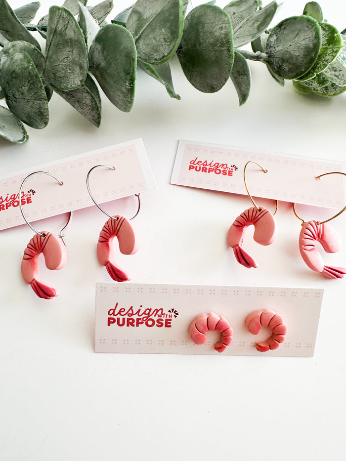 Shrimp Earrings