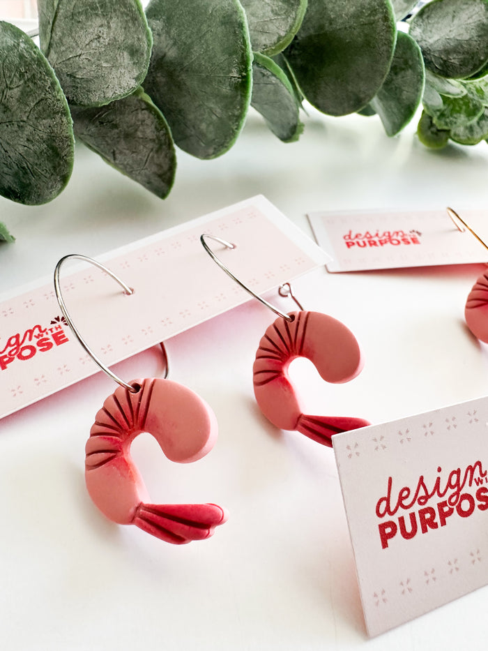 Shrimp Earrings