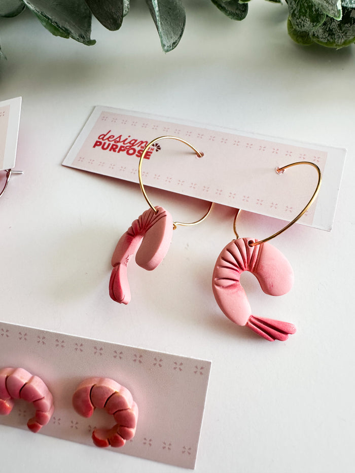 Shrimp Earrings