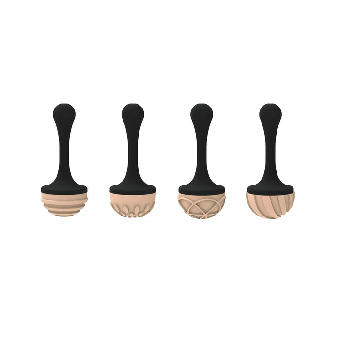 Silikomart CHOCO STAMP A – 4 Platinum Silicone Stamps with Handle
