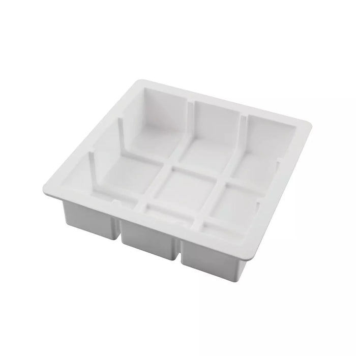 Silikomart CUBIK 1400 large mold, Large square entremet mold, Big sharing cake platinum silicone mold