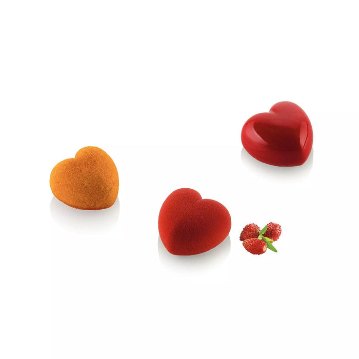 Silikomart CUORE XS 13 Silicone Mold 18 Cavities 34x33x20mm