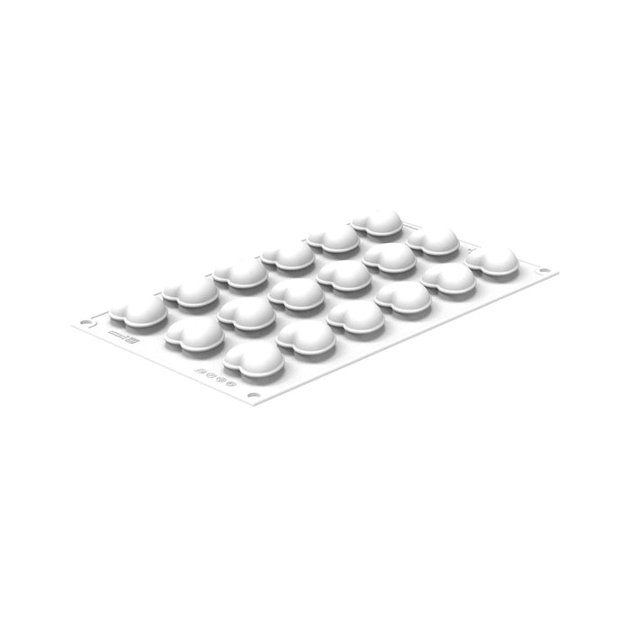 Silikomart CUORE XS 13 Silicone Mold 18 Cavities 34x33x20mm