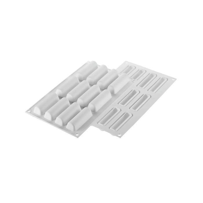 Silikomart CYLINDRE 30 Silicone Mold Set – 78x21mm with Cutter & 12 Trays
