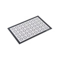 Silikomart FIBERGLASS baking sheet with circles, Reinforced silicone mat with guides, Professional choux baking sheet