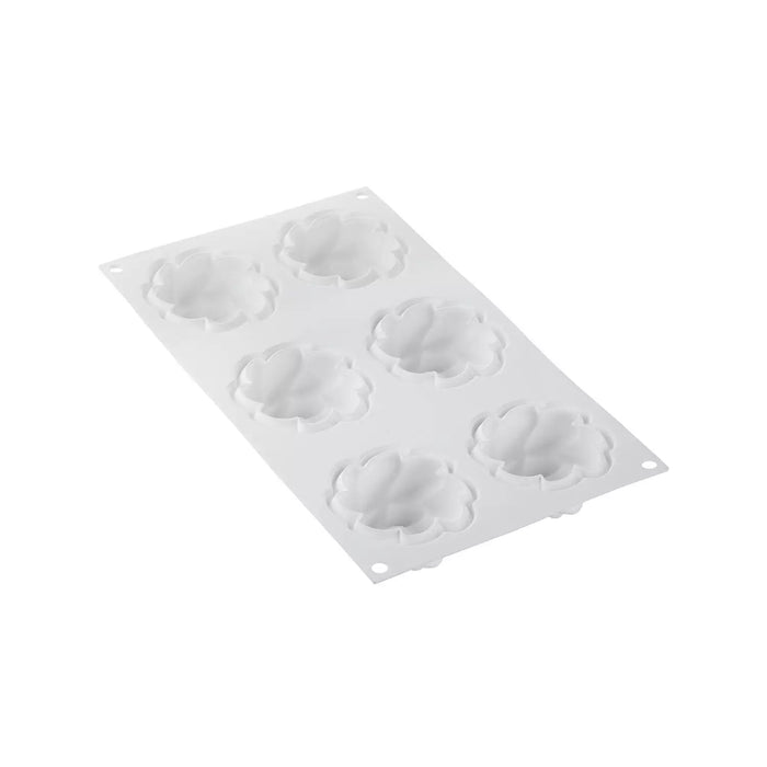 Silikomart FLEUR 90 Silicone Mold – 6 Cavities dia99x35mm