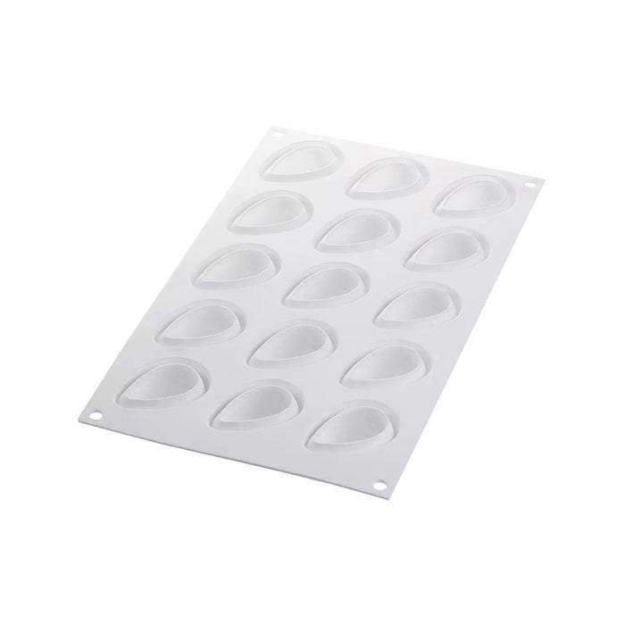 Silikomart FRAGOLA 30 Silicone Mold 15 Cavities 48x37x33mm with Cutter