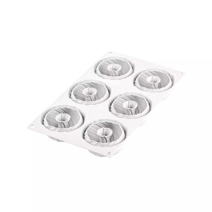Silikomart INTRECCIO 105 Silicone Mold 6 Cavities 75x35mm