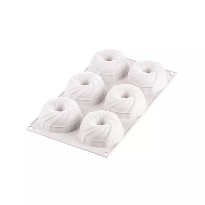 Silikomart INTRECCIO 105 Silicone Mold 6 Cavities 75x35mm