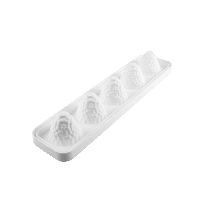 Silikomart MORA & LAMPONE 110 Silicone Mold – 5 Cavities dia65x67mm with Support