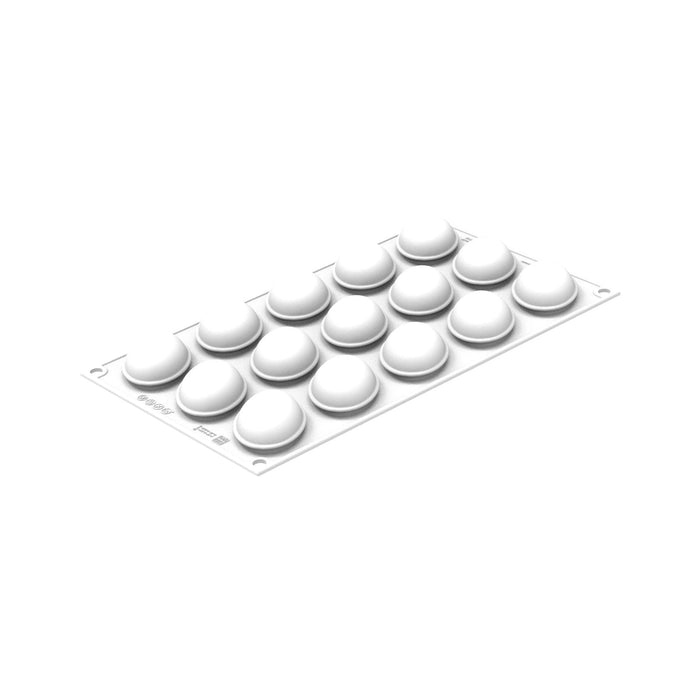 Silikomart OVAL 30 Silicone Mold 15 Cavities 52x36x22mm with Cutter