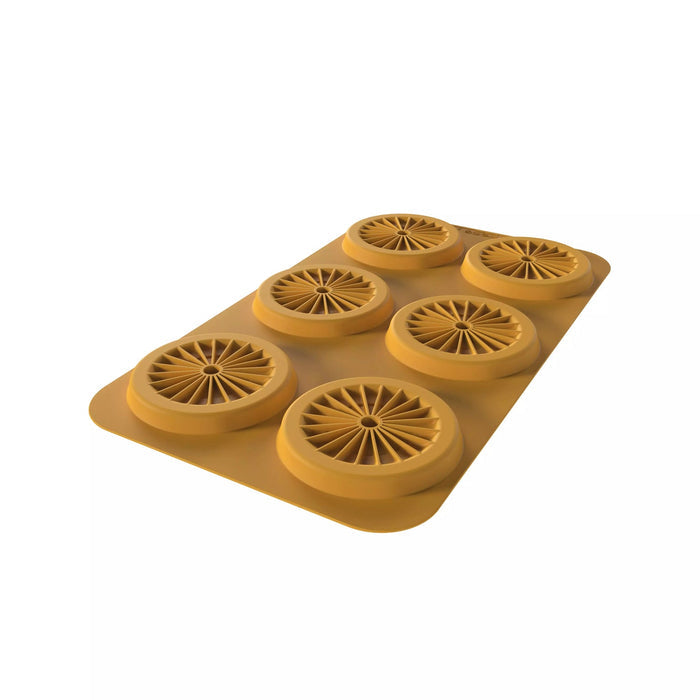Silikomart PIATTO 80 Silicone Mold 6 Cavities 115x15mm