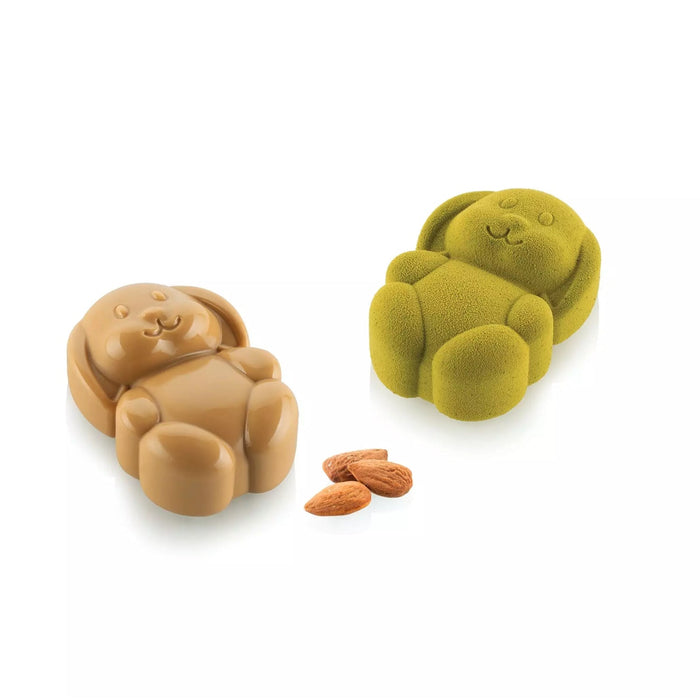 Silikomart RABBIT 70 Silicone Mold 8 Cavities 76x50x29mm with Cutter