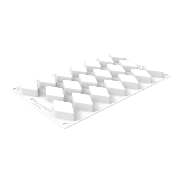 Silikomart ROMBO XS 16 Silicone Mold – 20 Cavities 53x33x18mm