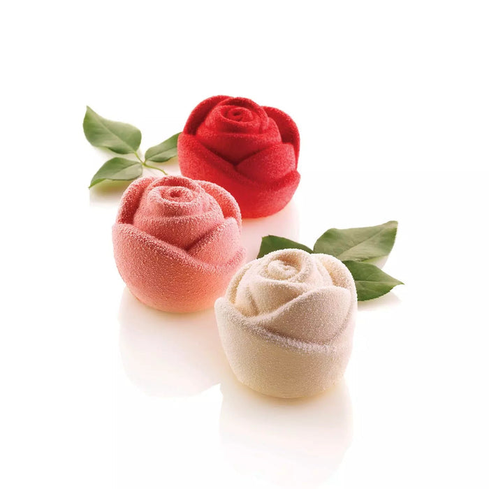 Silikomart ROSA 145 Silicone Mold 6 Cavities 70x55mm
