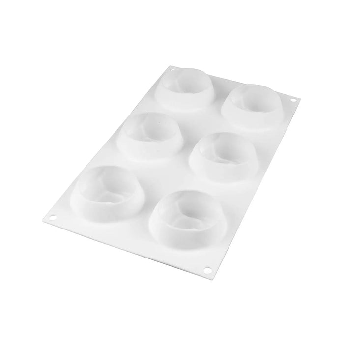 Silikomart ROSA 145 Silicone Mold 6 Cavities 70x55mm