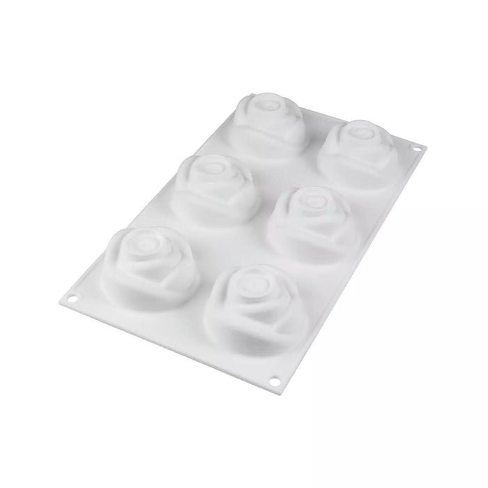 Silikomart ROSA 145 Silicone Mold 6 Cavities 70x55mm