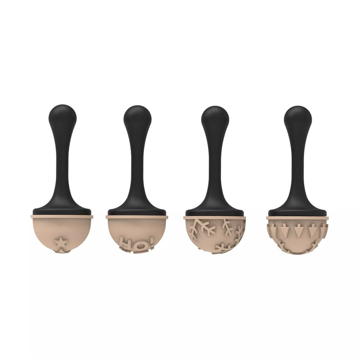 Silikomart SEMISFERA01 and CHOCO STAMP B combo set, 24-cavity Tritan half-sphere mold, Chocolate stamping tools with texture patterns