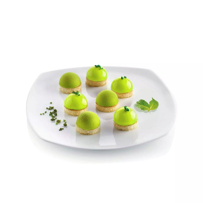 Silikomart SF006 Half Sphere Silicone Mold – 24 Cavities dia30x15mm