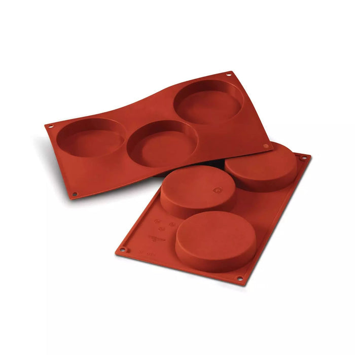 Silikomart SF042 Terracotta Naked mold, Natural color sponge base silicone mold, Terracotta finish cake base mold
