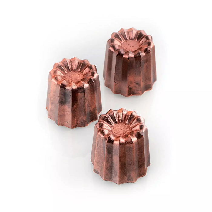 Silikomart SF050 Terracotta Naked Siliconflex Mold 8 Bordelais 55x50mm