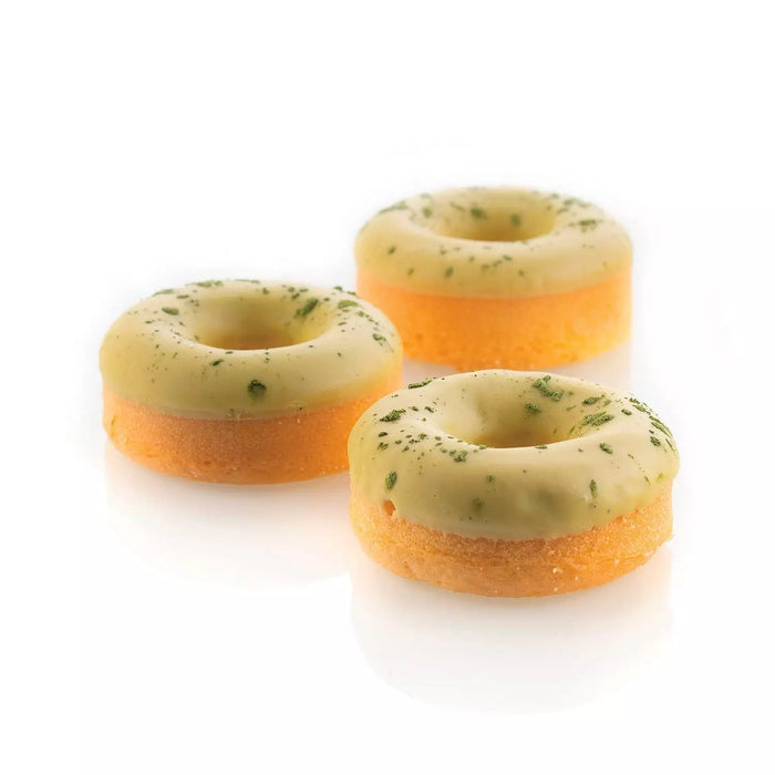 Silikomart SF170 Donuts Silicone Mold 6 Cavities 75/25x28mm