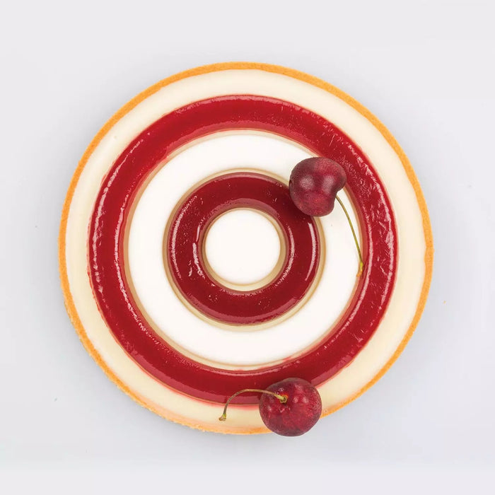 Silikomart TARTE RING ROUND dia80mm – Set of 6 Micro-Perforated Rings