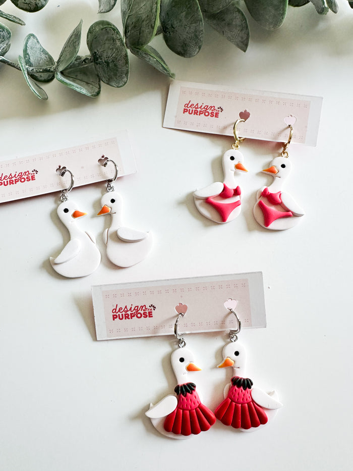 Silly Goose Earrings