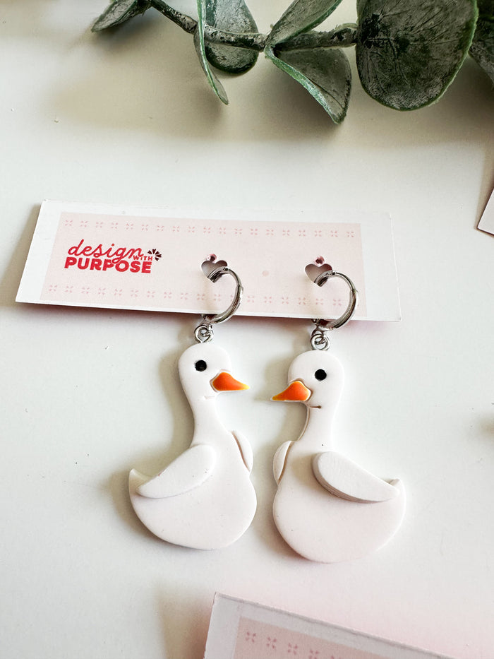 Silly Goose Earrings