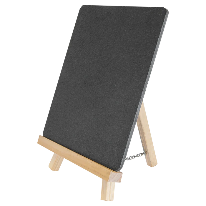 Slate Sign & Wooden Easel - Personalized