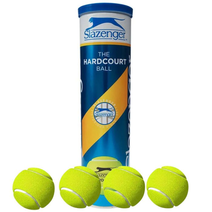 Slazenger Hard Court 4 Tennis Ball Can