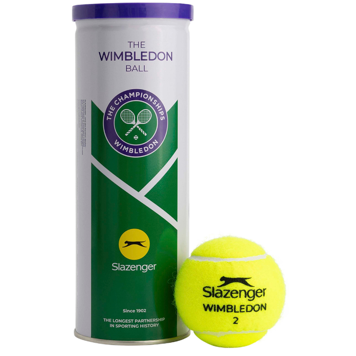 Slazenger Wimbledon 3-Balls Tennis Ball Can